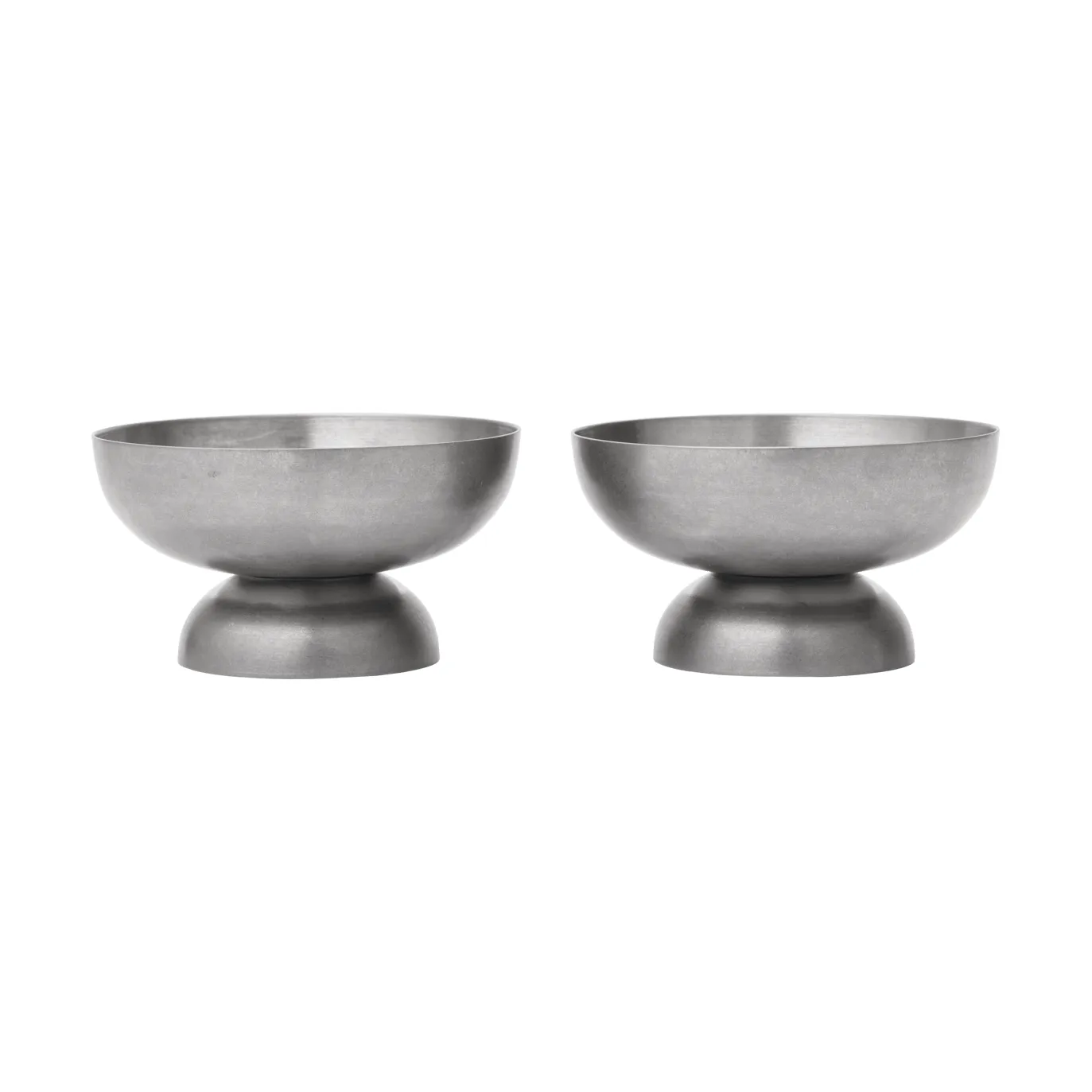 Tumbled glasskål, Rostfritt stål Ferm Living