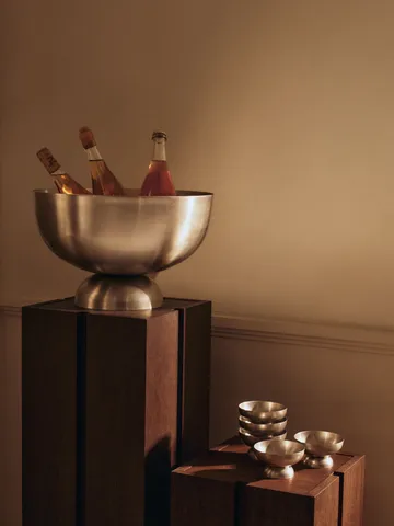 Tumbled glasskål - Rostfritt stål - Ferm Living