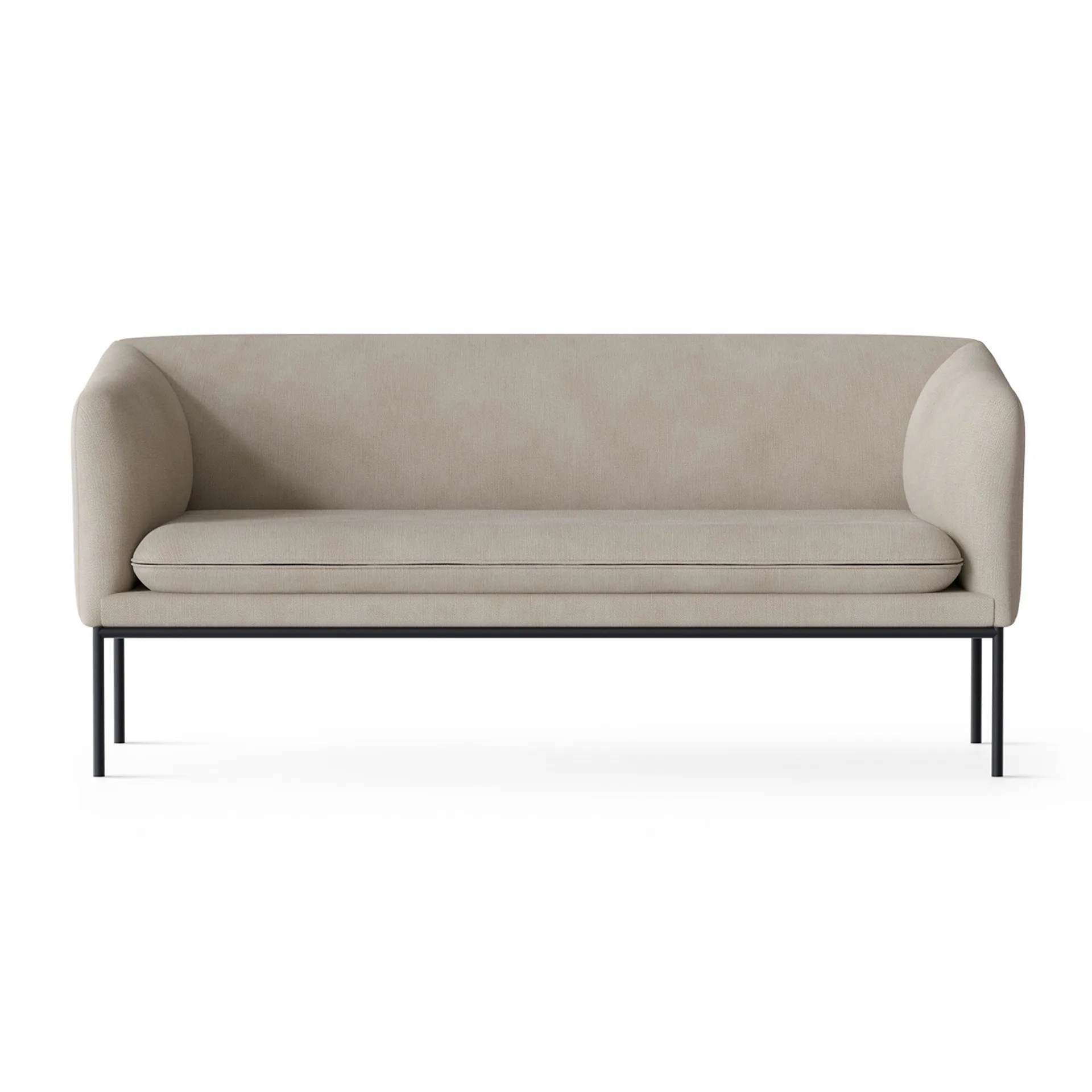 Turn soffa 2-sits, Cotton linen natural Ferm Living