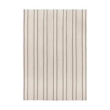 Twill överkast - Off-white-black, 230x260 cm - Ferm Living