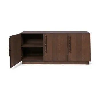 Unda sideboard 146x68x50 cm - Dark Stained Oak - Ferm Living