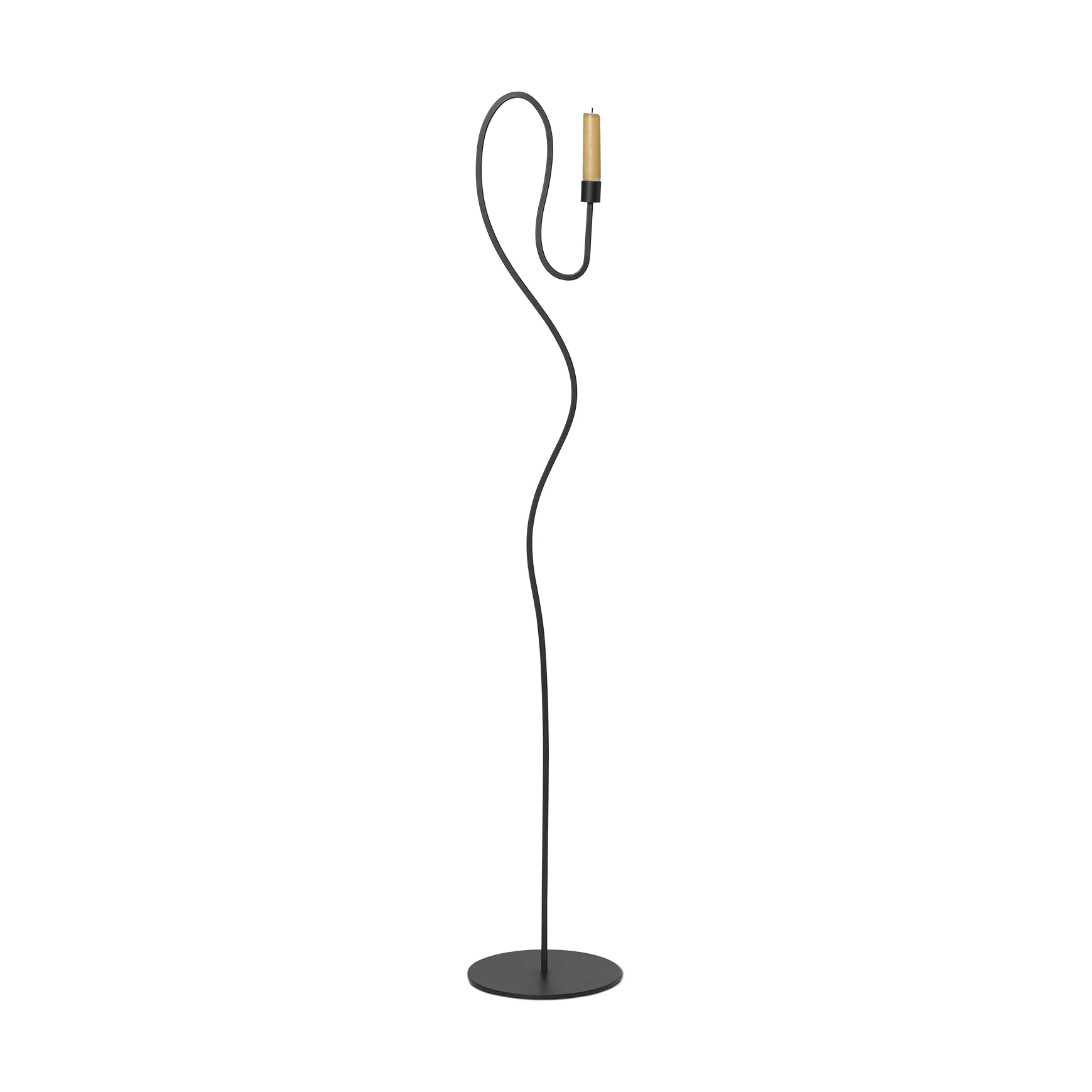 Valse golvljusstake, Black Ferm Living