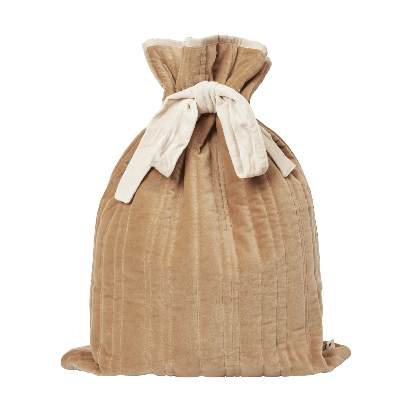 Vari quilted säck 50x70 cm, Velvet-tan Ferm Living