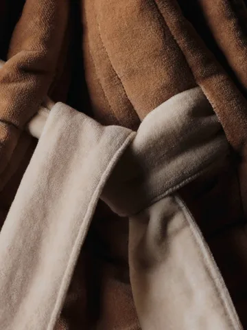 Vari quilted säck 50x70 cm - Velvet-tan - Ferm Living