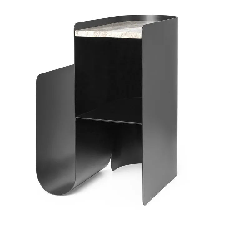 Vault sidobord 40,2x33,4x50 cm - Black - Ferm Living