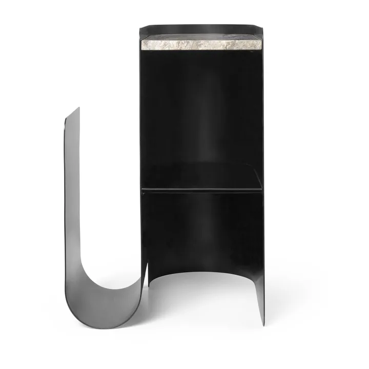 Vault sidobord 40,2x33,4x50 cm - Black - Ferm Living