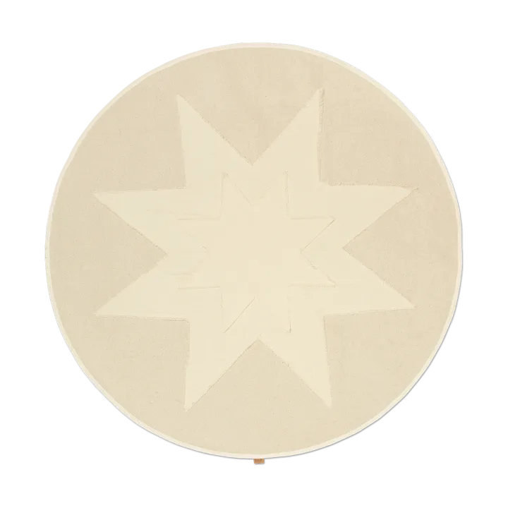 Vela Star julgransmatta - Natural - Ferm Living