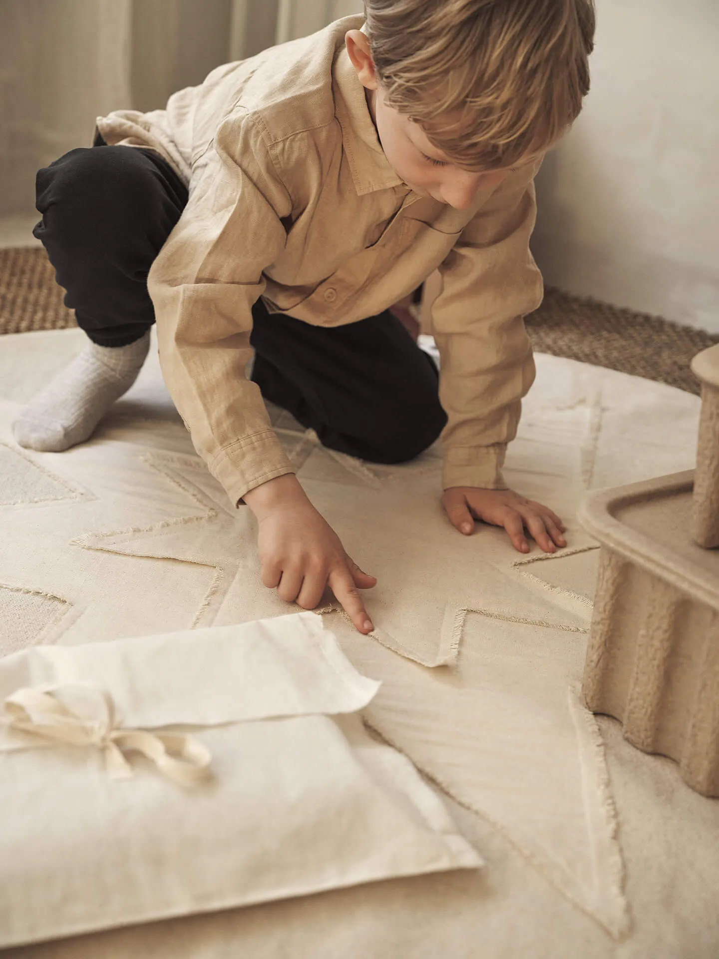 Vela Star julgransmatta, Natural Ferm Living