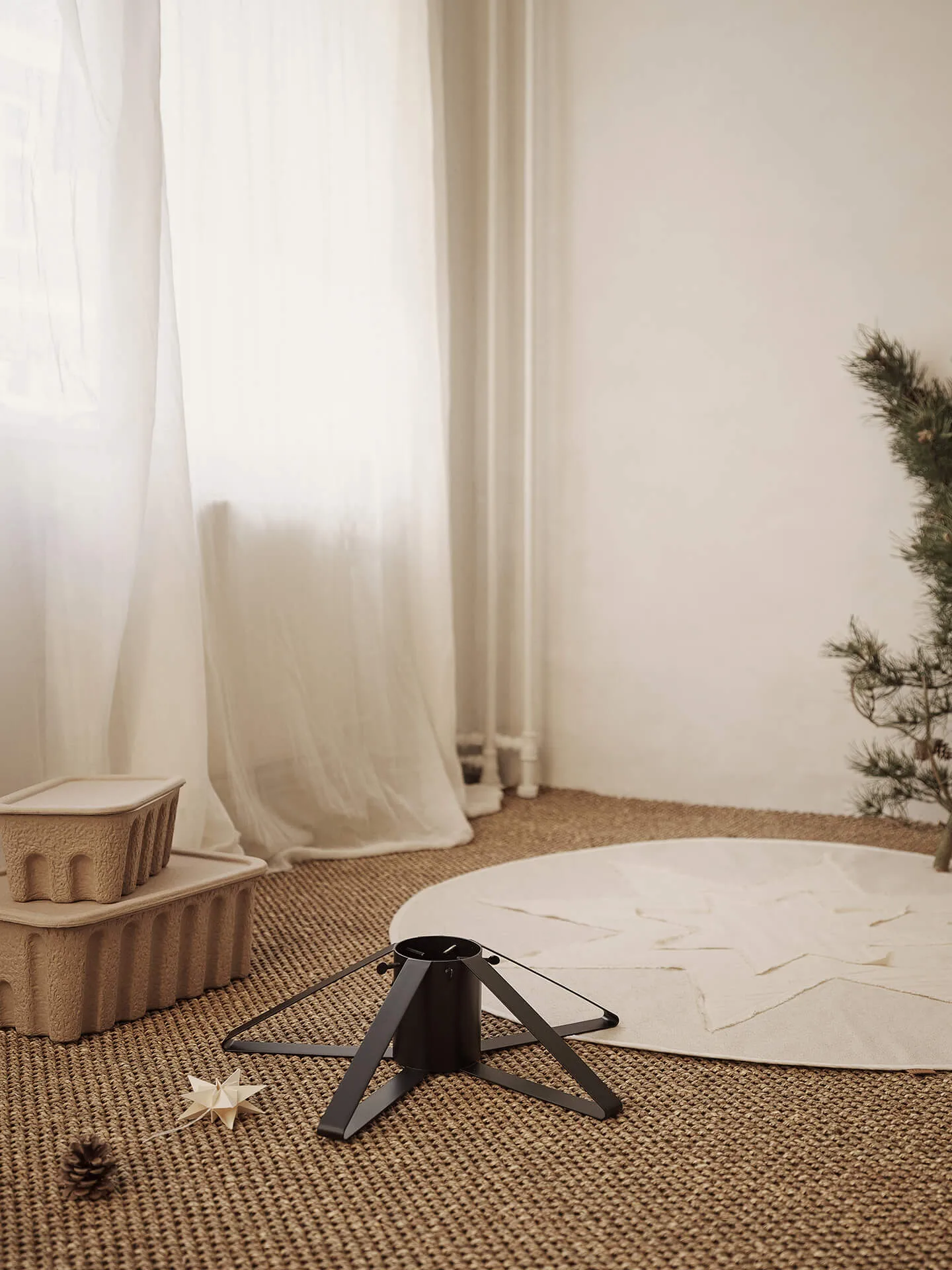 Vela Star julgransmatta, Natural Ferm Living