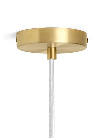 Vuelta pendel II 100 - White-brass - Ferm Living