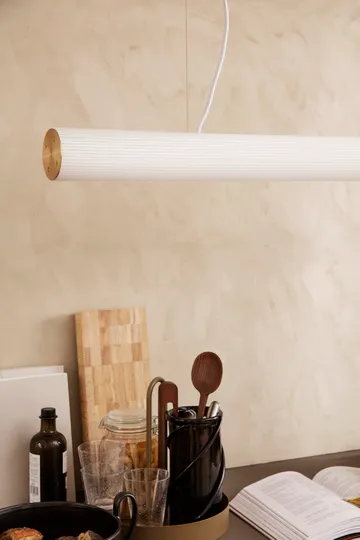Vuelta pendel II 100 - White-brass - Ferm Living
