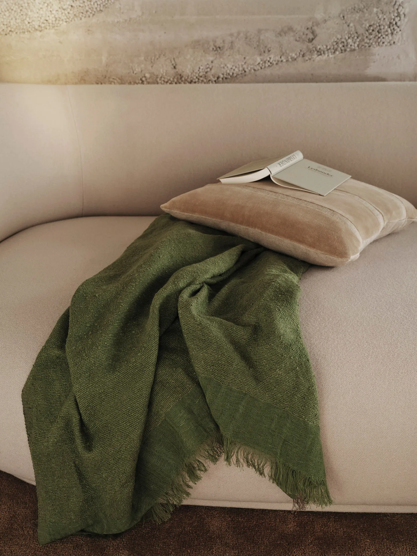 Weaver pläd 120x170 cm, Avocado Ferm Living