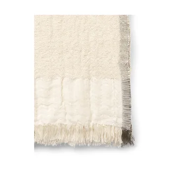 Weaver pläd 120x170 cm - Off-white - Ferm Living