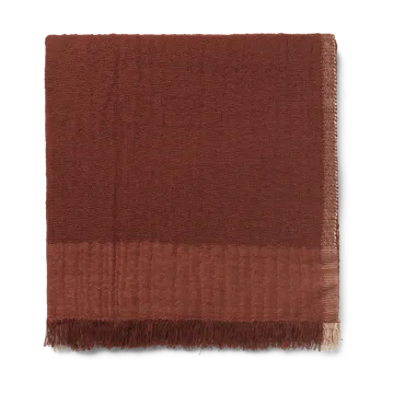 Weaver pläd 120x170 cm - Red Brown - Ferm Living