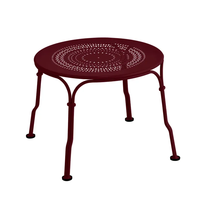 1900 bord lågt - Black cherry (vinröd) - Fermob