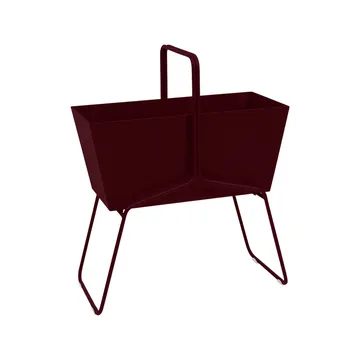 Basket high planteringsbox - Black cherry (vinröd) - Fermob