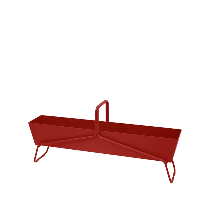 Basket long planteringsbox - Chili (röd) - Fermob