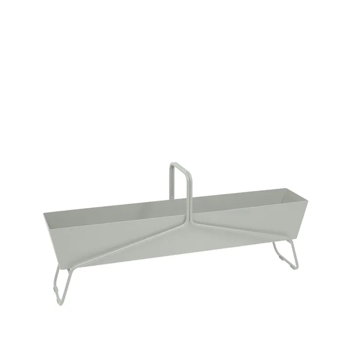 Basket long planteringsbox - Clay grey (grå) - Fermob