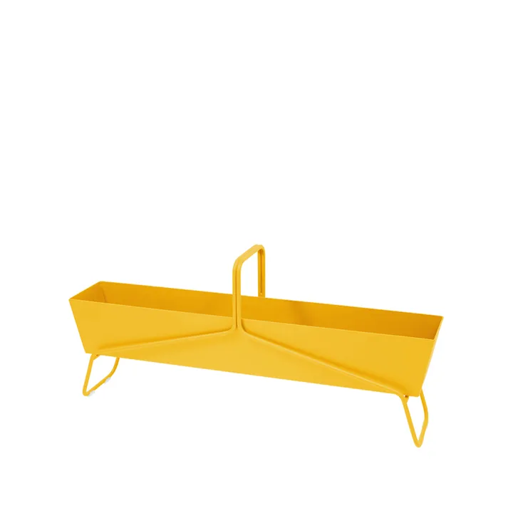 Basket long planteringsbox - Honey (gul) - Fermob