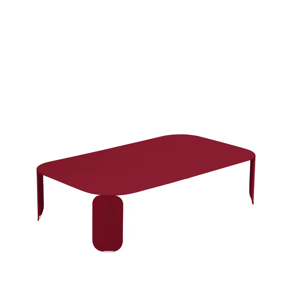 Bebop bord 120x70 cm, Chili (röd), h.29 cm Fermob