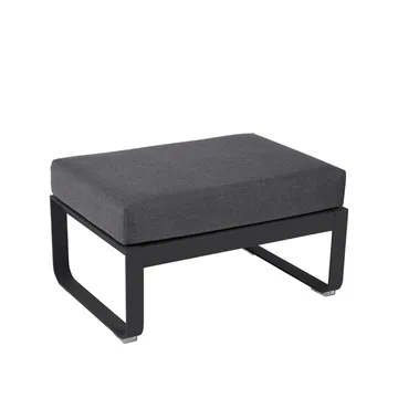 Bellevie 1-sits fotpall - Anthracite (grå), graphite grey dyna - Fermob
