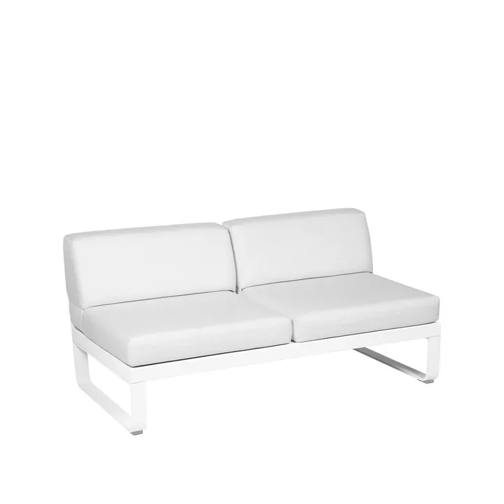 Bellevie Central modulsoffa - 2-sits Cotton white (vit), off-white dyna - Fermob