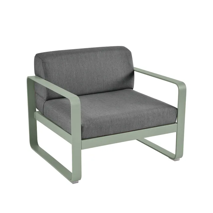 Bellevie fåtölj - Cactus (grön), graphite grey dyna - Fermob