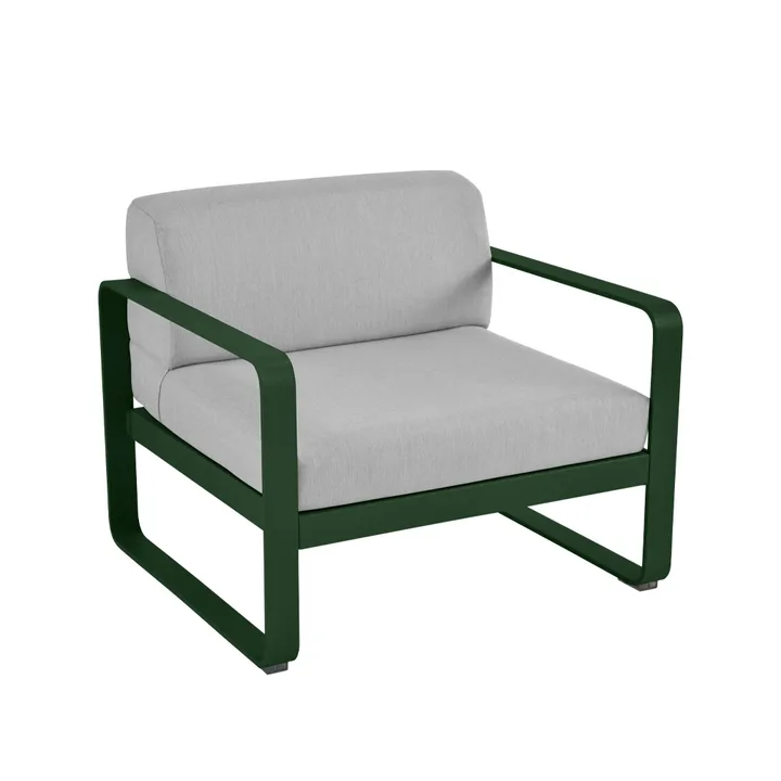 Bellevie fåtölj - Cedar green (grön), flannel grey dyna - Fermob