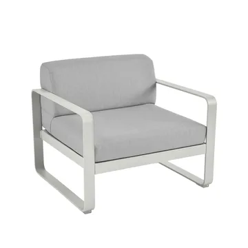 Bellevie fåtölj - Clay grey (grå), flannel grey dyna - Fermob
