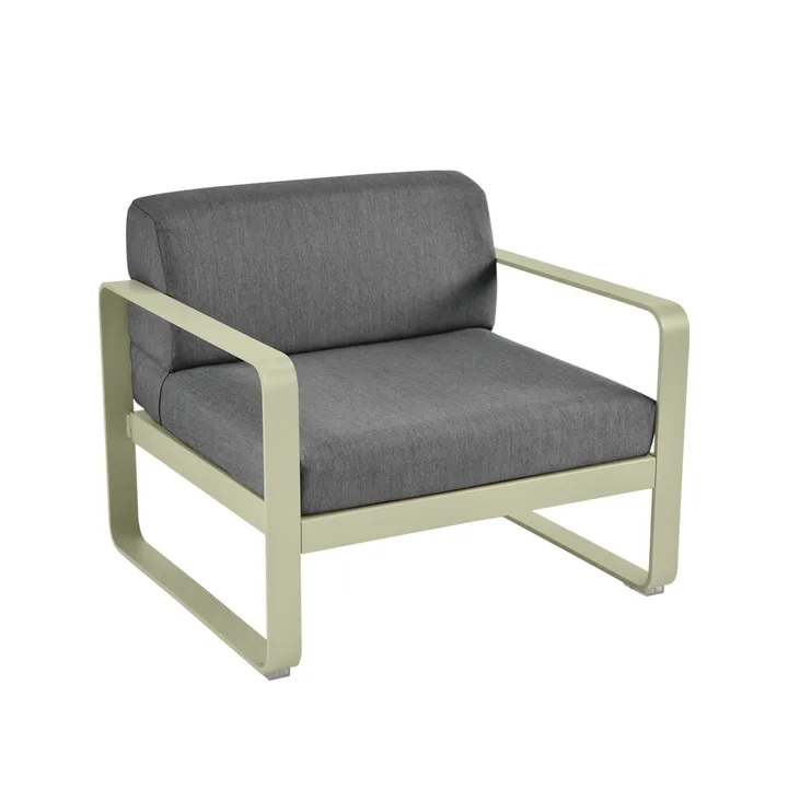 Bellevie fåtölj - Willow green (grön), graphite grey dyna - Fermob