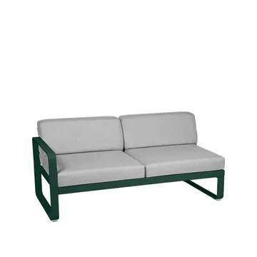 Bellevie Left modulsoffa - 2-sits Cedar green (grön), flannel grey dyna - Fermob