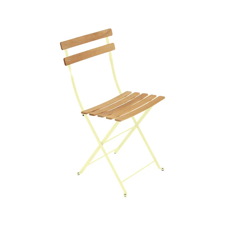 Bistro Natural stol - Frosted lemon (gul), oljad bok - Fermob