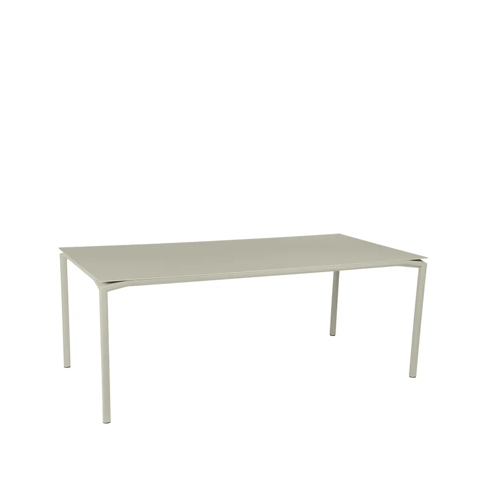 Calvi bord 195x95 cm, Clay grey (grå) Fermob