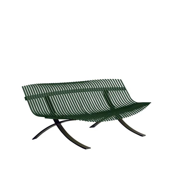 Charivari bänk - Cedar green (grön) - Fermob