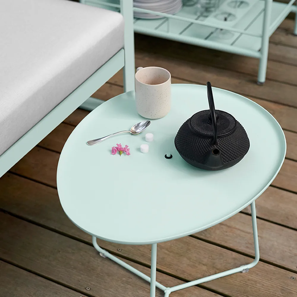 Cocotte bord lågt, Storm grey (grå) Fermob
