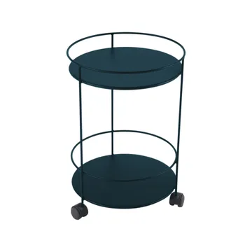 Guinguette sidobord med hjul - Acapulco blue (blå) - Fermob