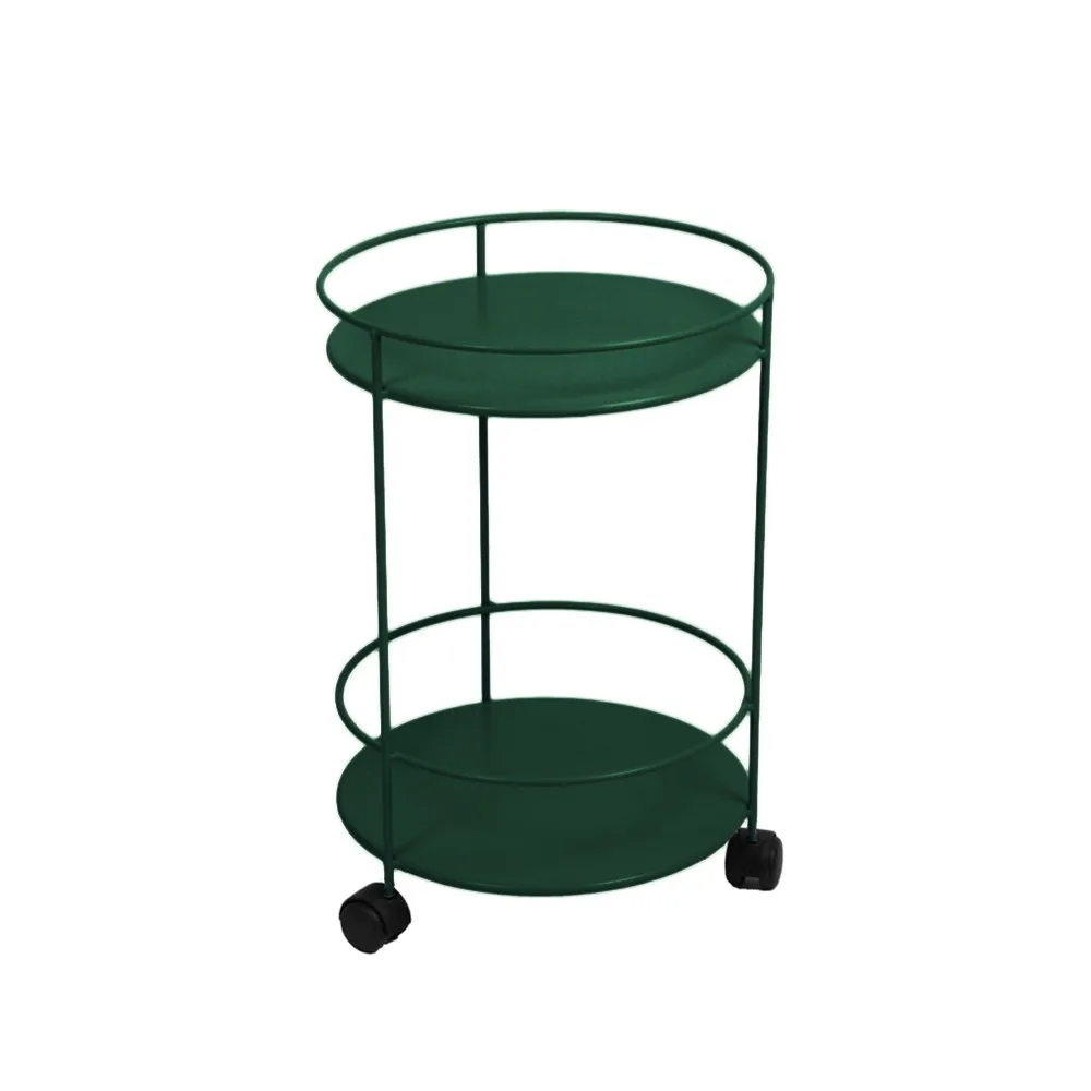 Guinguette sidobord med hjul, Cedar green (grön) Fermob