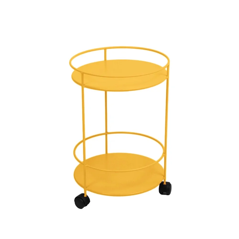 Guinguette sidobord med hjul, Honey (gul) Fermob