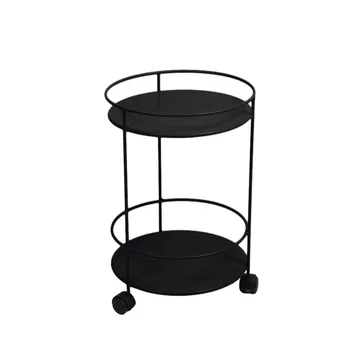 Guinguette sidobord med hjul - Liquorice (svart) - Fermob