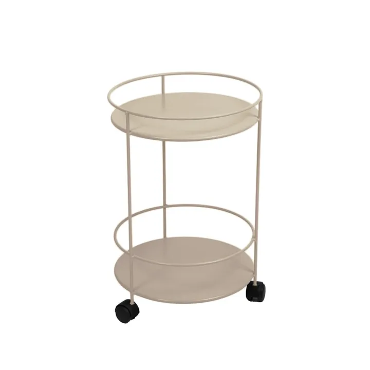 Guinguette sidobord med hjul - Nutmeg (beige) - Fermob
