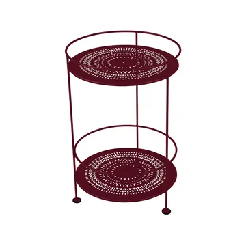 Guinguette sidobord utan hjul - Black cherry (vinröd) - Fermob