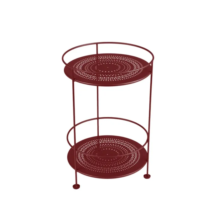 Guinguette sidobord utan hjul - Chili (röd) - Fermob