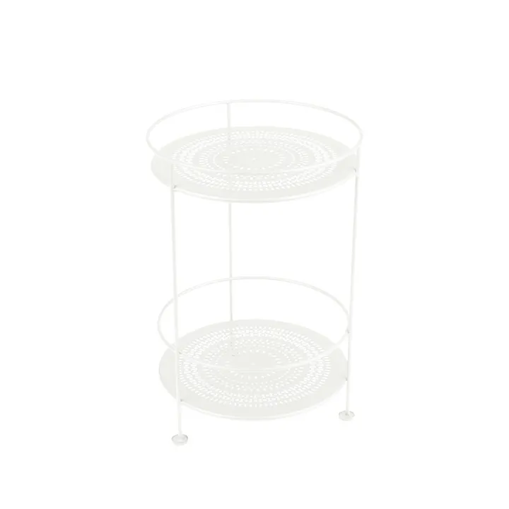 Guinguette sidobord utan hjul - Cotton white (vit) - Fermob