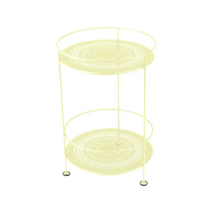Guinguette sidobord utan hjul - Frosted lemon (gul) - Fermob