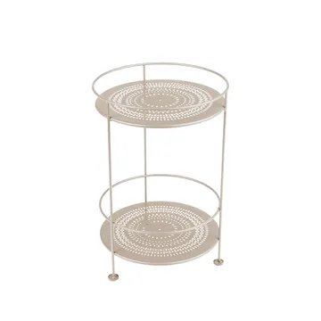 Guinguette sidobord utan hjul - Nutmeg (beige) - Fermob