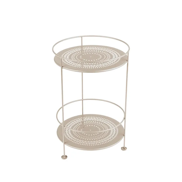 Guinguette sidobord utan hjul - Nutmeg (beige) - Fermob