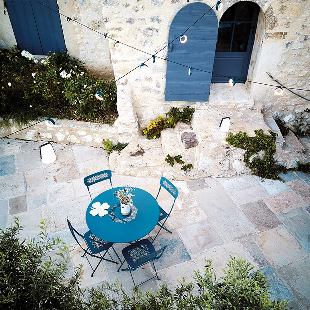 Hoop ljusslinga 12 m, Acapulco blue (blå) Fermob