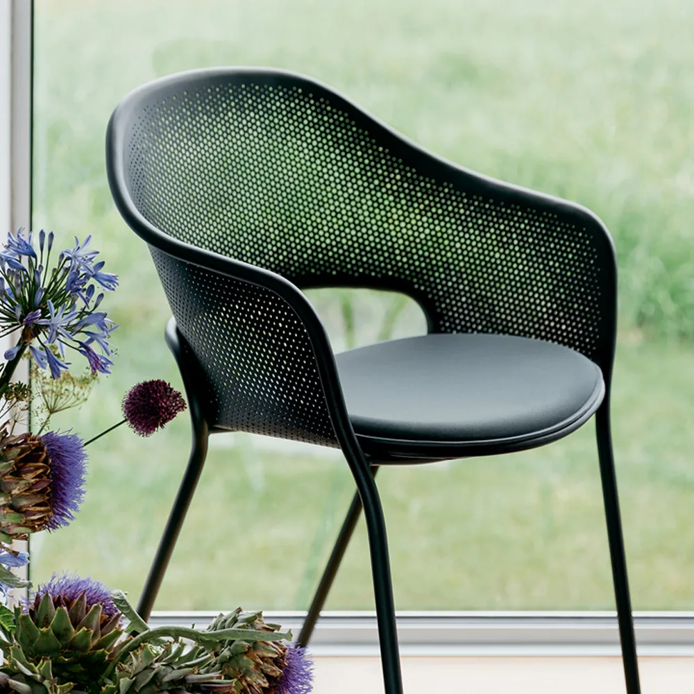 Kate karmstol, Anthracite (grå) Fermob