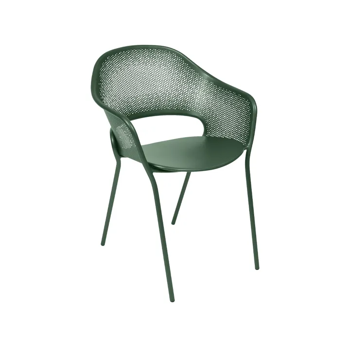 Kate karmstol - Cedar green (grön) - Fermob