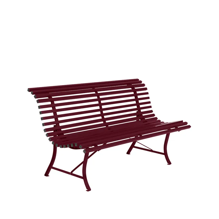 Louisiane bänk 150 cm - Black cherry (vinröd) - Fermob